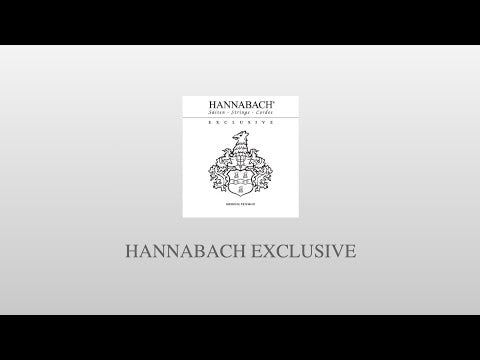 Hannabach Exclusive G3 diskantstreng, klassisk gitarer, medium tension