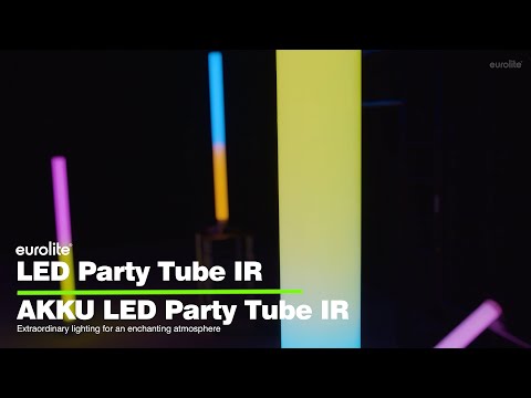 Eurolite Set 6x AKKU LED Party Tube IR + Charger + Soft Bag