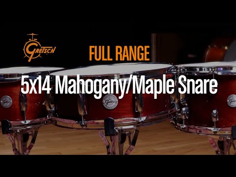 Gretsch skarptromme Full Range Mahogany/Maple - 14x5" (S1-0514-MMG)