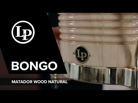 Latin Perkusjon bongo Matador Wood - Natur (M201-AW)