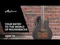 Applause E-akustisk Gitarer AE44II Mid Cutaway - Vintage lakk satin (AE44-7S)