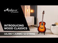 Applause akustisk Gitarer Wood Classics AAJ96-1 Jumbo 12-strengers - Sunburst (AAJ96-1)