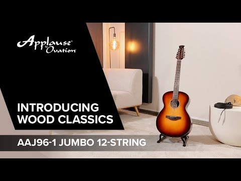 Applause akustisk Gitarer Wood Classics AAJ96-1 Jumbo 12-strengers - Sunburst (AAJ96-1)