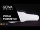 GEWA bratsj formet etui Air 2.0 - sort høyglans