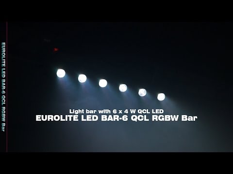 EUROLITE LED BAR-6 QCL RGBW lysskinne