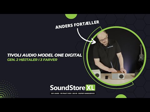 Tivoli Audio Model ONE GEN.2 digital høyttaler (svart)
