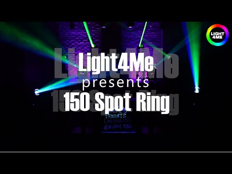 LIGHT4ME 150 SPOT RING LED moving head-belysning