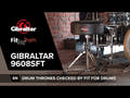 Gibraltar trommekrakk 9000-serien - 9608SFT