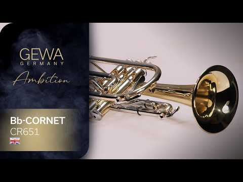 GEWA Ambition CR651 Bb-kornett, klarlakk