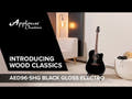 Applause E-akustisk Gitarer Wood Classics AED96-5HG Black Gloss Electro - Svart høyglans (AED96-5HG)