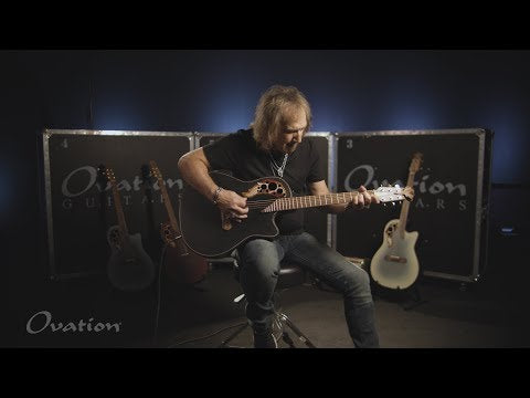 Adamas E-akustisk Gitarer 2087GT Deep Contour cutaway - Svart (2087GT-5-G)