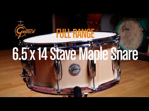 Gretsch skarptromme Full Range Stave - 14x6.5" (S1-6514-MS)