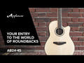 Applause E-akustisk Gitarer AB24II CS Mid Cutaway - Naturlig sateng (AB24-4S)