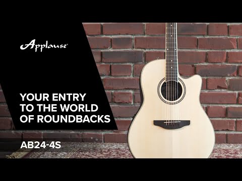 Applause E-akustisk Gitarer AB24II CS Mid Cutaway - Naturlig sateng (AB24-4S)