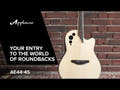 Applause E-akustisk Gitarer AE44II Mid Cutaway - Natural sateng (AE44-4S)