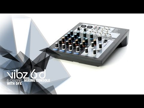 LD Systems VIBZ 6 D - 6-kanals mixerpult med DFX