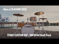 Yamaha Stage Custom Hip Trommesett - Mat Surf Green