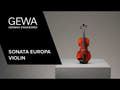 GEWA Sonata Europa fiolin 1/4, spilleklar