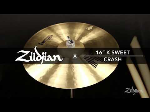 Zildjian 16 "K Sweet Crash Basin