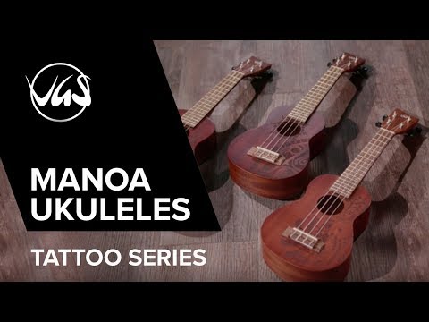GEWA sopranukulele Manoa Tattoo - Sopran (Maori-design)