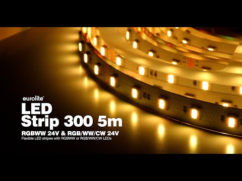 EUROLITE LED-stripe 300 5m 5050 RGB/WW/CW 24V