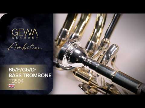 GEWA Ambition TB504 basstrombone, klarlakk