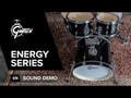 Gretsch Energy trommesæt 20", Red, med Paiste 101 (3 bækkener)