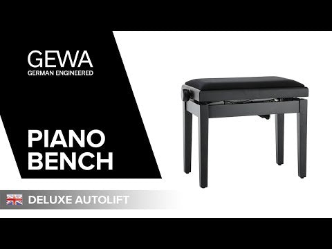 GEWA pianokrakk Deluxe Autolift - Black matt