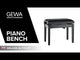 GEWA pianokrakk Deluxe Autolift - Black matt