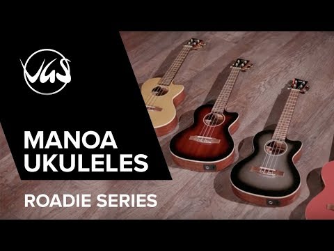 GEWA tenor E-akustisk Ukulele Manoa Roadie - E-A Tenor (Silver Shadow)