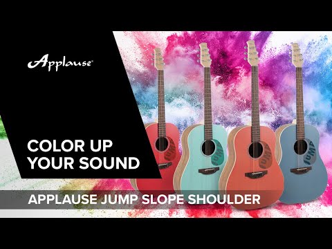 Applause akustisk Gitarer Jump Slope Shoulder Dreadnought - Lipstick (AAS-69-R)