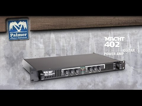Palmer MACHT 402 - 19" stereo effektforsterker for gitar