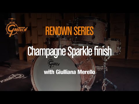 Gretsch Renown Maple 4-delt shell set 22", Champagne Sparkle