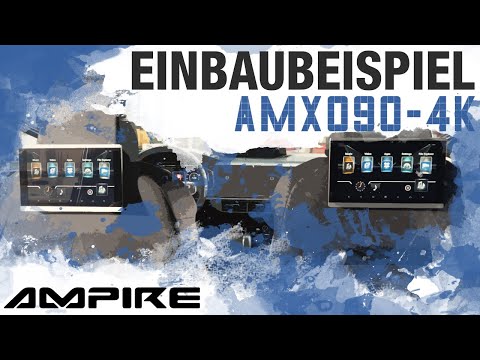 Ampire sæt med to 9" skærme og Android medieboks
