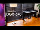 Yamaha DGX670 digitalpiano (hvit)