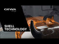 GEWA Celloer-koffert Air - Svart/bordeaux