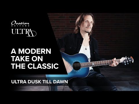 Ovation E-akustisk Gitarer Pro Series Ultra Mid-Depth uten cutaway - Skumring til daggry (1516DTD-G)