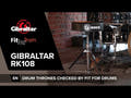 Gibraltar trommekrakk Rock Hardware Series - RK108