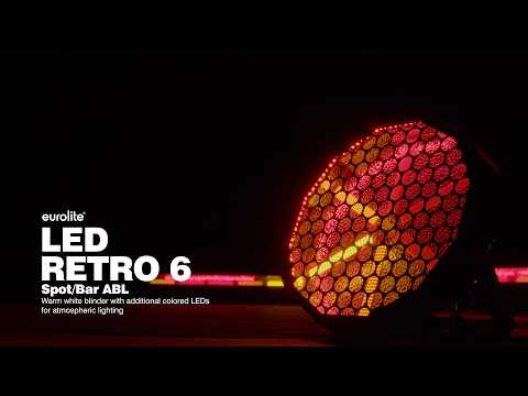 EUROLITE LED RETRO 6-lysbar ABL