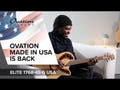 Ovation E-akustisk Gitarer Pro Series Elite USA - Natural Satin (1768-4S-G)