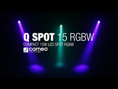 Cameo Q-Spot 15 RGBW Par-lampe (15W)