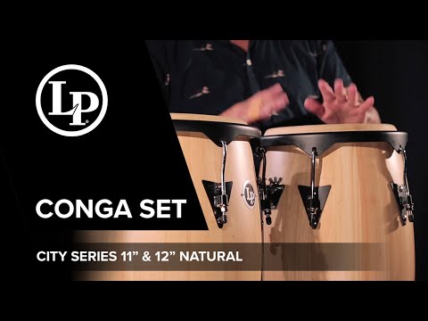 Latin Percussion Conga-sett City Series - 11" & 12" (LP647NY-AW)