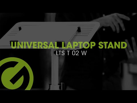 Gravity LTS T 02 W – Universelt laptopstativ med justerbare støttepinner og stålbase