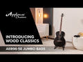 Applause E-akustisk bass Wood Classics AEB96-5E Jumbo Bass - Matt svart (AEB96-5E)