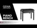GEWA pianokrakk Deluxe Autolift - Black highgloss