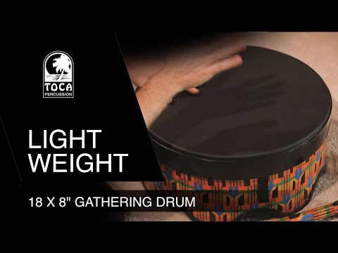 Toca Gathering Drum Freestyle II – Kente Cloth (TSSGD-18KS-SLP)