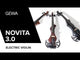 GEWA E-fiolin Novita 3.0 - Black (med Wittner skulderstøtte)