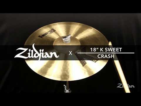 Zildjian 18 "K Sweet Crash Basin