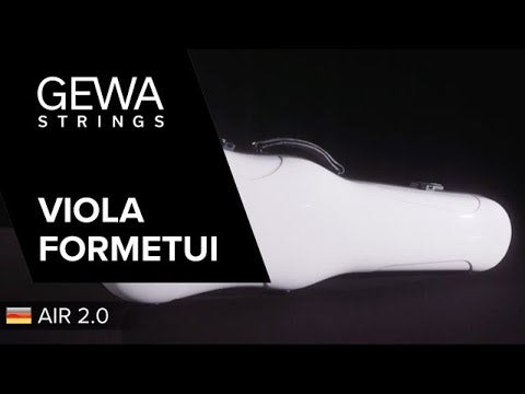 GEWA bratsj formet etui Air 2.0 - rød høyglans