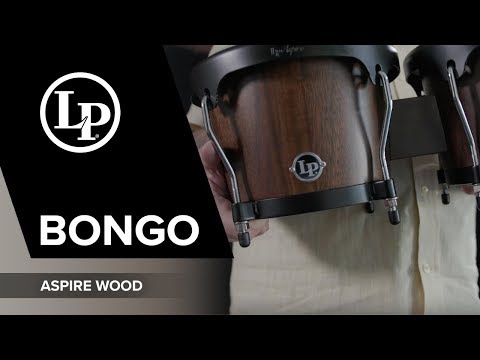 Latin Perkusjon Bongo Aspire - Rødt tre (LPA601-RW)